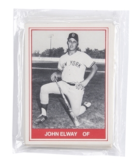 1982 TCMA Oneota Yankees Sealed Pack - John Elway On Top